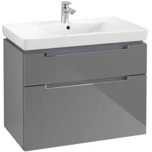 Comparateur de prix : Villeroy & Boch Subway 2.0 Meuble sous-vasque, 2 tiroirs, A91410FP,