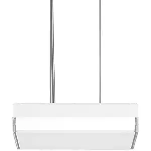 BEGA RZB Flat Slim+ Suspension DALI 30x30cm 22W blanc/brillantVendu parluminaire