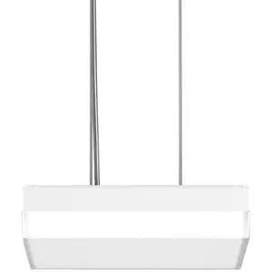BEGA RZB Flat Slim+ Suspension DALI 30x30cm 22W blanc/mat pas cher