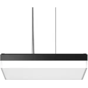 BEGA RZB Flat Slim+ P DALI 43x43cm 41W anthracite/brillantVendu parluminaire