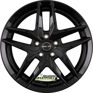 Borbet Z black glossy 8x18 ET43 - LK5/112 ML66.5 Jante alu pas cher