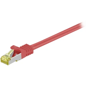 Cordon RJ45 catégorie 7 S/FTP 1 m (Rouge) pas cher