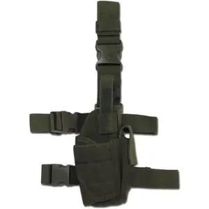 MFH Holster de jambe pour pistolet  droitier - Olive