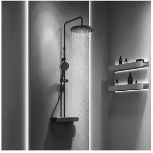 Artiviana Svago PUSH square Colonne de douche avec mitigeur thermostat... pas cher