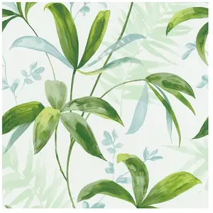 ARCHITECTS PAPER A.S. Creation Jungle Chic 377041 Papier peint intissé Nature 0.53 m x 10.05 Vert pas cher