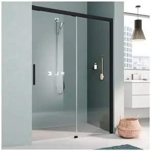 Kermi Nica Porte coulissante, avec élément fixe, pour niche, NIL2R1402... pas cher