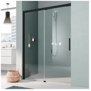 Kermi Nica Porte coulissante, avec élément fixe, pour niche, NIL2L1302... pas cher