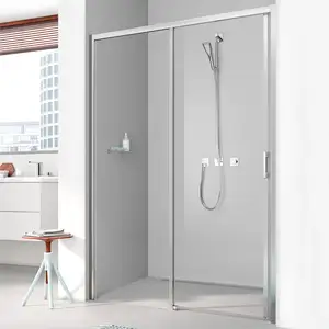Kermi Liga Porte coulissante, avec élément fixe, pour niche, pour paroi latérale, LID2L13020VPK, LID2L pas cher