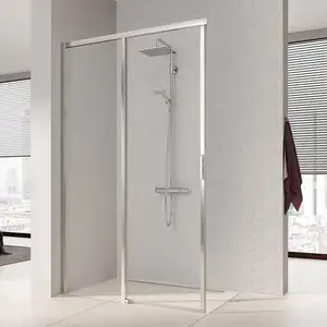 Kermi Liga Porte coulissante, avec élément fixe, pour accès d'angle, LIC2L12320VPK, LIC2L pas cher