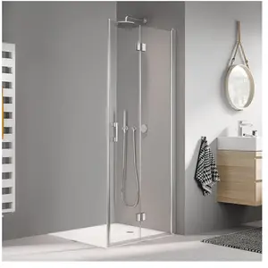 Kermi Liga Porte pliante, pour accès d'angle, LI2CR120201PK, LI2CR pas cher