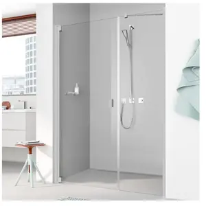 Kermi Raya Porte battante, avec élément annexe, pour niche, pour paroi latérale, RA1OL123201AK, RA1OL pas cher