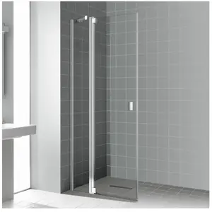 Kermi Raya Porte battante, avec élément fixe, pour paroi latérale, RA1NL09020VAK, RA1NL pas cher