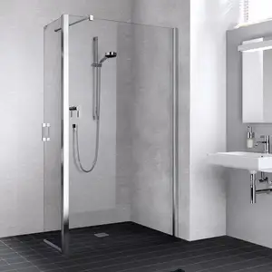 Kermi Liga Paroi de douche à l’italienne, avec battant, LIT1R09320VPK, LIT1R pas cher