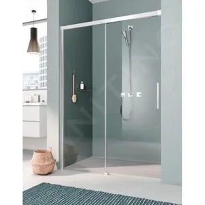 Kermi Nica Porte coulissante, avec élément fixe, pour niche, NIL2L1402... pas cher