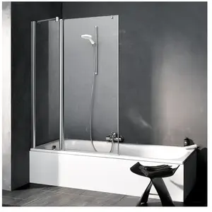 Comparateur de prix : Kermi Pega Pare-baignoire, mobile, PEDTL11015VAK, PEDTL