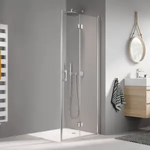 Kermi Liga Porte pliante, pour accès d'angle, LI2CR11318VPK, LI2CR pas cher