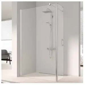 Kermi Pega Paroi de douche à l italienne, avec battant, PETFL10318VPK,... pas cher