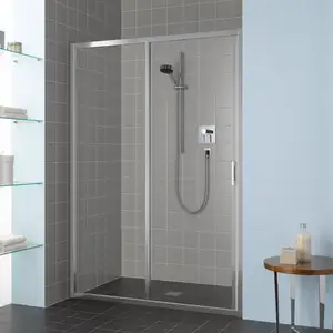 Kermi Liga Porte coulissante, avec élément fixe, pour niche, pour paroi latérale, LIG2L16020VPK, LIG2L pas cher