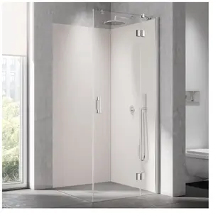 Kermi Liga Porte pivotante, avec élément fixe, pour accès d'angle, LIETR12020VAK, LIETR pas cher