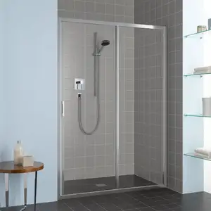 Kermi Liga Porte coulissante, avec élément fixe, pour niche, pour paroi latérale, LIG2R15518VPK, LIG2R pas cher