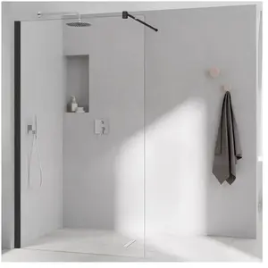Kermi Mena Paroi de douche à l’italienne, METWF180203AK, METWF