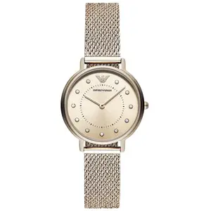 Comparateur de prix : Montre à quartz pour femme Emporio Armani AR11129 avec cadran rose et cristal
