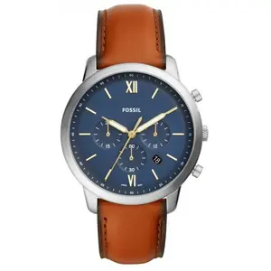 Montre Fossil Neutra Chronograph en acier inoxydable pour homme, FS5453 pas cher