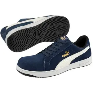 Chaussure Basse - PUMA - Iconic Suede S1P Bleu T.48 640020300000048 TU pas cher