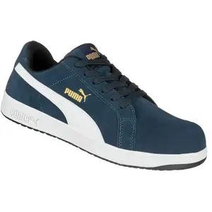 Chaussure Basse - PUMA - Iconic Suede S1P Bleu T.46 640020300000046 TU pas cher