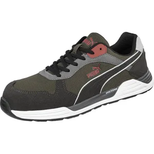 Comparateur de prix : PUMA Chaussures de sécurité FRONTSIDE LOW S1P ESD HRO SRC - marron/lierre 43