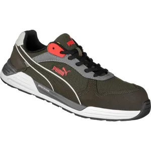 Puma Chaussures de sécurité frontside low S1P esd hro src - marron/lierre 40 pas cher