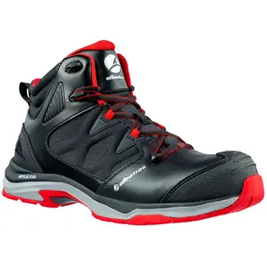 Comparateur de prix : Albatros Bottes de sécurité ULTRATRAIL BLACK MID taille 43 noir/cuir rouge
