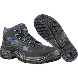 Chaussures de sécurité Footguard Safe Mid S3 SRC Noir-Bleu-42 pas cher