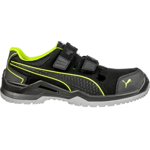 Comparateur de prix : Puma FP - Chaussures de sécurité Neodyme green low S1P esd src - noir/vert 49