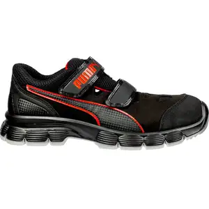 Puma - Chaussures de sécurité Aviat low S1P esd src - noir/rouge 40 pas cher