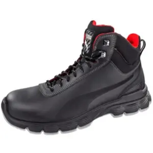 Puma - Chaussures de sécurité condor black mid S3 esd src - noir/gris 47