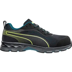 PUMA Chaussures de sécurité fuse knit black wns low S1P esd hro src - noir/vert 42 pas cher