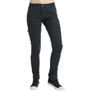 Jean  de Brandit - Midnight Bondage - W27L30 à W30L32 - pour Femme - noir W27L30