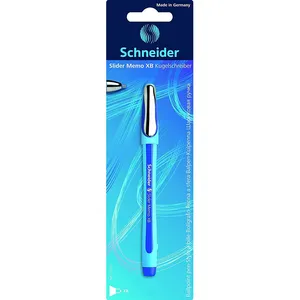 Schneider stylos à bille slider memo mine xB avec capuchon-bleu-emball... pas cher