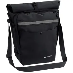 Comparateur de prix : Sacoche pour vélo - VAUDE - ExCycling Back - Noir - 37 cm - Matériau hydrofuge