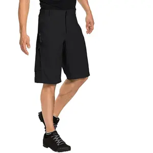 Vaude Men's Ledro Short Confortable pour Le Cyclisme Homme, Black, FR : S (Taille Fabricant : S)