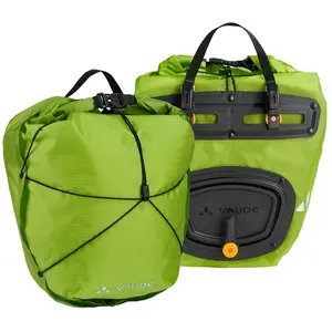 Paire de sacoches avant vaude aqua front light vert pas cher