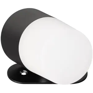 FH Lighting Spot mural à LED rechargeable Magnetics, noir/blanc, inten... pas cher