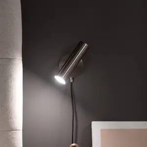Schöner Wohnen Stina applique LED nickel dimmable pas cher