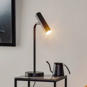 Schöner Wohnen Stina lampe à poser LED, noire pas cher