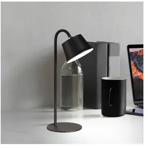 FH Lighting Lampe batterie LED Voet, dimmable noir sable pas cher