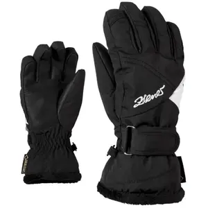 Ziener Lara Gants de Ski Fille, Noir, FR : XL (Taille Fabricant : 6,5) pas cher