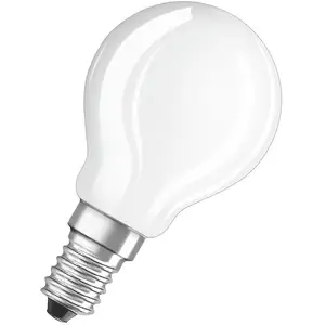 Ampoule LED retrofit sphérique 3W dépolie Lumière blanc chaud OSRAM pas cher