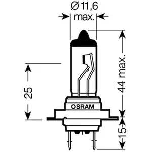 Comparateur de prix : Ampoule OSRAM H7 Night Breaker Silver 12V 55W