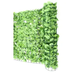 Comparateur de prix : Mendler Haie artificielle/brise vue pour balcon, feuilles, 300x150cm